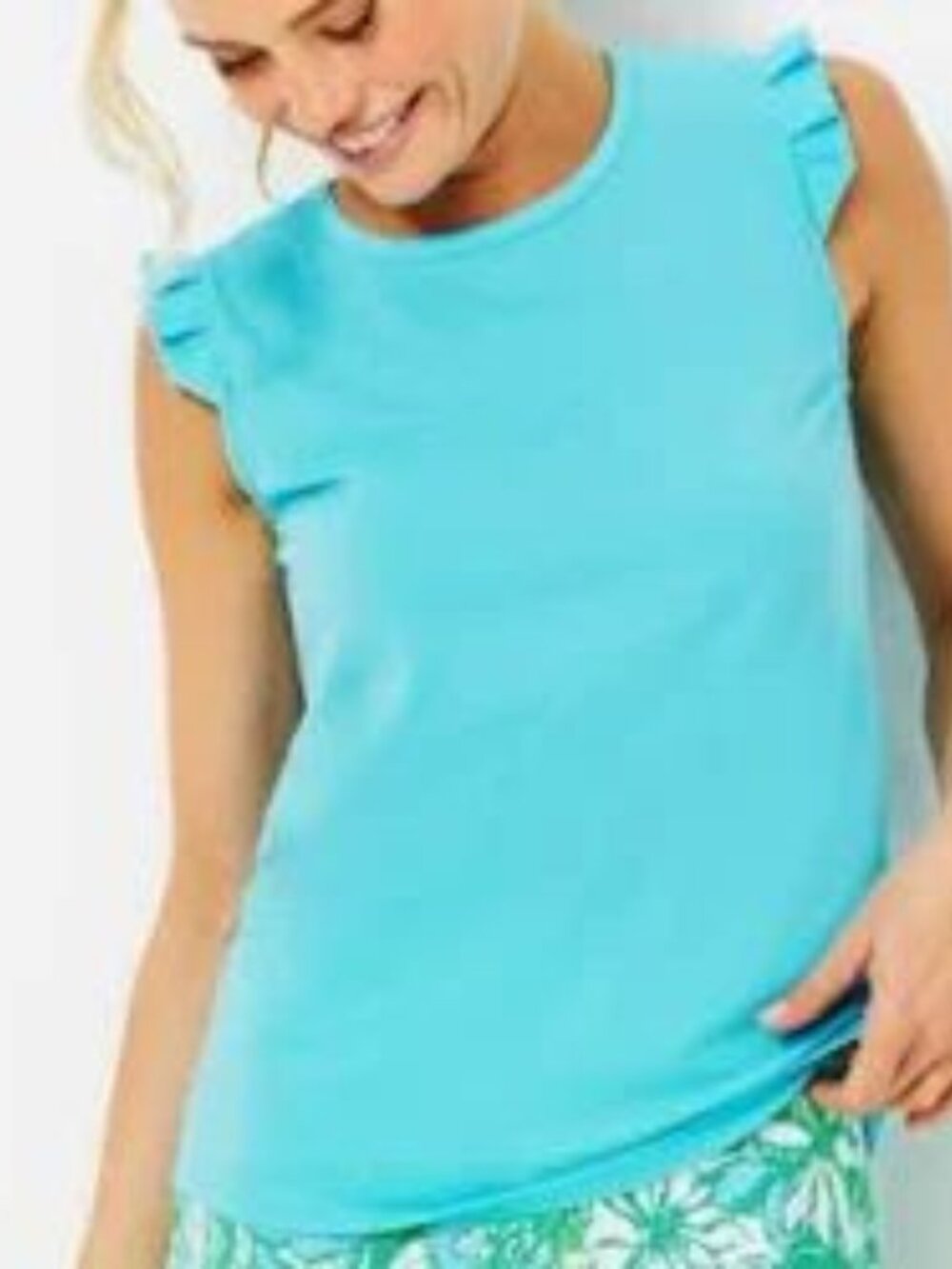 Lily Pulitzer Braxton tank, amalfi blue, NWT